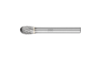 广泛应用的碳化钨旋转锉刀 - 适用于粗加工及精加工 - 椭圆形 TRE - 柄径6毫米 - TRE 0813/6 Z4 - 产品图片