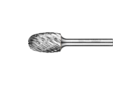 Fraises limes carbure hautes performances - Denture STEEL pour l'acier et l'acier moulé - Forme goutte TRE - ø de tige 6 mm - TRE 1625/6 STEEL - Image du produit