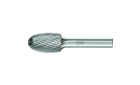 广泛应用的碳化钨旋转锉刀 - 适用于粗加工及精加工 - 椭圆形 TRE - 柄径8毫米 - TRE 1625/8 Z3 PLUS - 产品图片