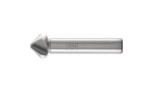 Drilling and countersink tools - HSS conical countersinks - UGT HSSE DIN 335 C 90° conical countersinks with an uneven cutting pitch, Co5 type - UGT HSSE DIN 335 C90° 16,5 - Product image