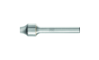 HM-Frässtifte für Hochleistungsanwendungen - Für die flexible und definierte Kantenbearbeitung - Verrundungsfrässtifte V - Schaft-ø 6 mm - V 1215/6 Z3 - Produktbild