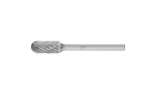 广泛应用的碳化钨旋转锉刀 - 适用于粗加工及精加工 - 带端刃的圆头圆柱形 WRC - 柄径3毫米 - 柄径3毫米 - 产品图片