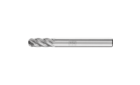 Limas rotativas para aplicações de alto desempenho - Corte INOX para aço inoxidável (INOX) - Forma cilíndrica com raio final WRC - Haste ø 6 mm - WRC 0616/6 INOX - Imagem do produto