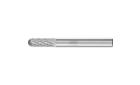 广泛应用的碳化钨旋转锉刀 - 适用于粗加工及精加工 - 带端刃的圆头圆柱形 WRC - 柄径6毫米 - WRC 0616/6 Z4 - 产品图片