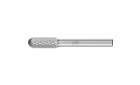 广泛应用的碳化钨旋转锉刀 - 适用于粗加工及精加工 - 带端刃的圆头圆柱形 WRC - 柄径6毫米 - WRC 0820/6 Z4 - 产品图片