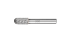 HM-Frässtifte für universelle Anwendungen - Für die Fein- und Grobzerspanung - Walzenrundform WRC - Schaft-ø 8 mm - Schaft-ø 8 mm - Produktbild