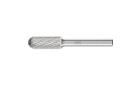 广泛应用的碳化钨旋转锉刀 - 适用于粗加工及精加工 - 带端刃的圆头圆柱形 WRC - 柄径6毫米 - WRC 1025/6 Z3 PLUS - 产品图片