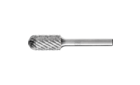 Carbide burs, performance line - OMNI cut for versatile use - Cylindrical bur with radius end – Shape C - Shank dia. 1/4” [d2] - Carbide Bur - Cylindrical (Radius End), OMNI Cut 1/2'' x 1/1'' x 1/4'' Shank - SC-5 - Product image