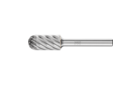 Carbide burs, high performance line - INOX cut for stainless steel (INOX) - Cylindrical bur with radius end – Shape C - Shank dia. 1/4” [d2] - Carbide Bur - Cylind. (Radius End), INOX Cut 1/2'' x 1'' x 1/4'' Shank - SC-5 - Product image