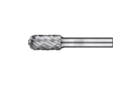 适用于高性能应用的碳化钨旋转锉 - 用于铸铁的CAST齿 - 带端刃的圆头圆柱形 WRC - 柄径8毫米 - 柄径8毫米 - 产品图片