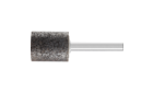 Mole con gambo - Per la lavorazione di spigoli in acciaio inossidabile (INOX) - Mole cilindriche INOX EDGE - Diam. gambo 6 x 40 mm [Sd x L2] - ZY 2025 6 AN 30 N5B INOX EDGE - immagine del prodotto