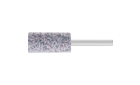 Meules sur tige - Pour une utilisation en surface sur la fonte grise et à graphite sphéroïdal - Meules sur tige cylindriques CAST - ø de tige 6 x 40 mm [Sd x L2] - ZY 2040 6 ARN 30 K5V CAST - Image du produit