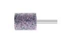 Meules sur tige - Pour une utilisation en surface sur la fonte grise et à graphite sphéroïdal - Meules sur tige cylindriques CAST - ø de tige 8 x 40 mm [Sd x L2] - ZY 3240 8 ARN 24 K5V CAST - Image du produit