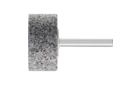 Meules sur tige - Pour une utilisation sur les arêtes en fonte grise et à graphite sphéroïdal - Meules sur tige cylindriques CAST EDGE - ø de tige 6 x 40 mm [Sd x L2] - ZY 4020 6 CU 24 R5V CAST EDGE - Image du produit