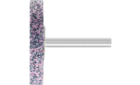 Meules sur tige - Pour une utilisation en surface sur la fonte grise et à graphite sphéroïdal - Meules sur tige cylindriques CAST - ø de tige 6 x 40 mm [Sd x L2] - ZY 5008 6 ARN 30 K5V CAST - Image du produit