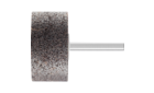Schleifstifte - Für den universellen Einsatz auf Edelstahl (INOX) - Zylinderstifte INOX - Schaft-ø 6 x 40 mm [Sd x L2] - ZY 5025 6 ADW 24 L6B INOX - Produktbild