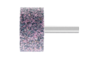 Meules sur tige - Pour une utilisation en surface sur la fonte grise et à graphite sphéroïdal - Meules sur tige cylindriques CAST - ø de tige 8 x 40 mm [Sd x L2] - ø de tige 8 x 40 mm [Sd x L2] - Image du produit