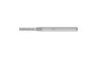 广泛应用的碳化钨旋转锉刀 - 适用于粗加工及精加工 - 圆柱型 ZYA，没有帮槽 - 柄径3毫米 - ZYA 0210/3 Z3 PLUS - 产品图片