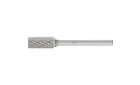 Carbide burs, universal line - For fine and coarse stock removal - Cylindrical bur with plain end (uncut) – Shape A - Shank dia. 1/8” [d2] - Carbide Bur - Cylind. (Plain End), DBL Cut 1/4'' x 1/2'' x 1/8'' Shank - SA-51 - Product image