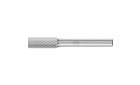 广泛应用的碳化钨旋转锉刀 - 适用于粗加工及精加工 - 圆柱型 ZYA，没有帮槽 - 柄径6毫米 - ZYA 0820/6 Z5 - 产品图片