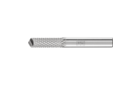 HM-Frässtifte für Hochleistungsanwendungen - Zahnungen PLAST, FVK und FVKS für GFK/CFK - Zylinderform ZYA - Schaft-ø 8 mm mit Bohrerschneide (BS) - Schaft-ø 8 mm mit Bohrerschneide (BS) - Produktbild