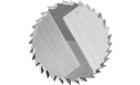 HM-Frässtifte für Hochleistungsanwendungen - Zahnungen PLAST, FVK und FVKS für GFK/CFK - Zylinderform ZYA - Schaft-ø 8 mm mit Bohrerschneide (BS) - Schaft-ø 8 mm mit Bohrerschneide (BS) - PRODUKTBILD STIRNVERZAHNUNG