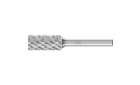 Frese in metallo duro per uso altamente professionale - Taglio STEEL per acciaio e fusioni d'acciaio - Forma cilindrica ZYA senza taglio frontale - Diam. gambo 6 mm - ZYA 1225/6 STEEL - immagine del prodotto