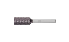 广泛应用的碳化钨旋转锉刀 - 适用于粗加工及精加工 - 圆柱型 ZYA，没有帮槽 - 柄径6毫米 - ZYA 1225/6 Z3 PLUS HC-FEP - 产品图片