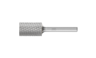 Frese in metallo duro per uso universale - Per la finitura e la sgrossatura - Forma cilindrica ZYA senza taglio frontale - Diam. gambo 6 mm - ZYA 1625/6 Z4 - immagine del prodotto