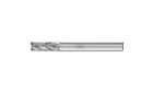 Fresas metal duro, aplicaciones de alto rendimiento - Dentado CAST para fundición - Forma cilíndrica ZYAS con dentado frontal - ø mango 6 mm - ZYAS 0616/6 CAST - la imagen del producto