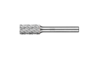 Carbide burs, performance line - OMNI cut for versatile use - Cylindrical bur with plain end (uncut) – Shape A - Shank dia. 1/4” [d2] - Carbide Bur - Cylindrical (Plain End), OMNI Cut 3/8'' x 3/4'' x 1/4'' Shank - SA-3 - Product image