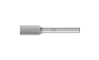 HM-Frässtifte für universelle Anwendungen - Für die Fein- und Grobzerspanung - Zylinderform ZYAS mit Stirnverzahnung - Schaft-ø 6 mm - ZYAS 1020/6 Z3 - Produktbild