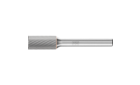 HM-Frässtifte für universelle Anwendungen - Für die Fein- und Grobzerspanung - Zylinderform ZYAS mit Stirnverzahnung - Schaft-ø 6 mm - ZYAS 1020/6 Z5 - Produktbild