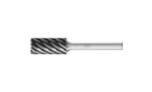 TC burrs for high-performance applications - INOX cut for stainless steel (INOX) - Cylindrical shape ZYAS with end cut - Shank dia. 6 mm - Shank dia. 6 mm - Product image