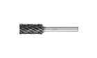 Limas rotativas para aplicações de alto desempenho - Corte STEEL para aço e aço fundido - Forma cilíndrica ZYAS com corte frontal - Haste ø 6 mm - ZYAS 1225/6 STEEL HC-FEP - Imagem do produto