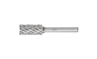Fresas metal duro, aplicaciones de alto rendimiento - Dentado STEEL para acero y acero fundido - Forma cilíndrica ZYAS con dentado frontal - ø mango 6 mm - ZYAS 1225/6 STEEL - la imagen del producto