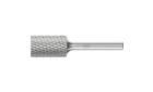 HM-Frässtifte für universelle Anwendungen - Für die Fein- und Grobzerspanung - Zylinderform ZYAS mit Stirnverzahnung - Schaft-ø 6 mm - ZYAS 1625/6 Z4 - Produktbild
